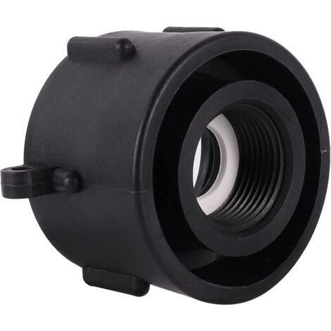 Adaptateur IBC 60 mm Filetage Grossier à 1",Adaptateur Robinet Tuyau Arrosage,Raccord Cuve 1000 litres,pour Vanne Cuve 1000l,Reservoir eau de Pluie,Conteneur (1/5)