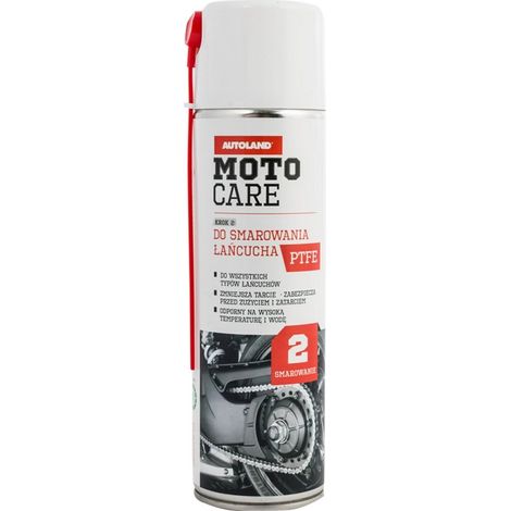 Graisse pour chaîne Autoland Motocare blanche PTFE 0,5 L (12)