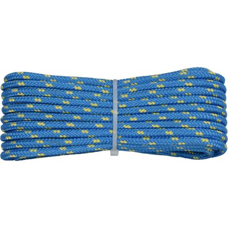 006006671 Treccia Surf Azzurra, 6 mm - 30 mt, Corda intrecciata multiuso resistente ai raggi U.V. e all'abrasione, per attività all'aperto, giardino mare guinzagli e fai da te, rottura 350 kg (1/2)