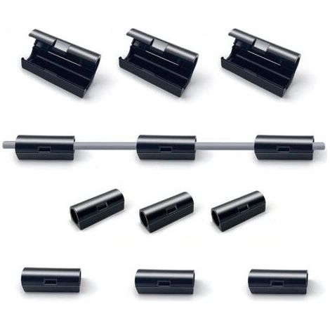 40 Pièces Clips CâBle Organisateur Auto-AdhéSifs, Clips Pour Organisateurs De CâBles, Supports Gestion CâBles Clips Rangement De CâBles, Pour Bureau Et Maison (02 Large) (1/5)