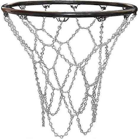 Filet de basket-ball d'extérieur, filet de basket-ball de rechange, filet de basket-ball en métal (1/5)