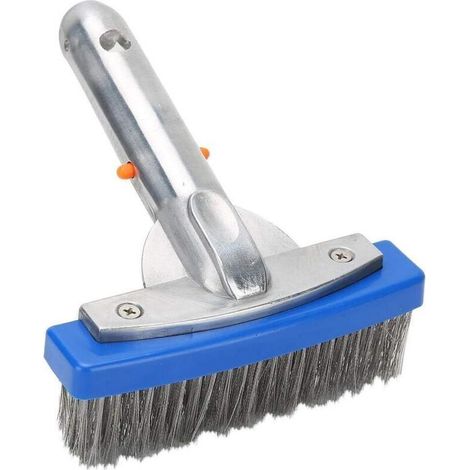 5in Acier Inoxydable Fil Piscine algues Nettoyage Brosse Balai Plancher Mur brosses tête (1/4)