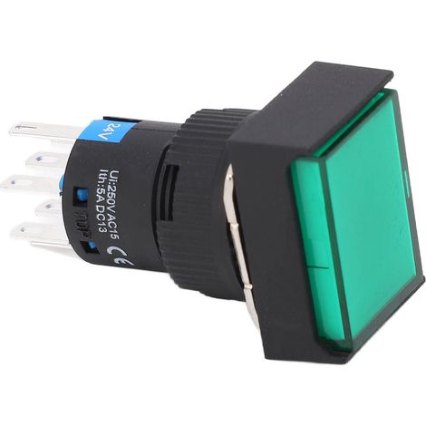 Packung mit 25 beleuchteten Reset-Drucktastern für Industrieanlagen, 24 V AC/DC, 5 A (1/5)