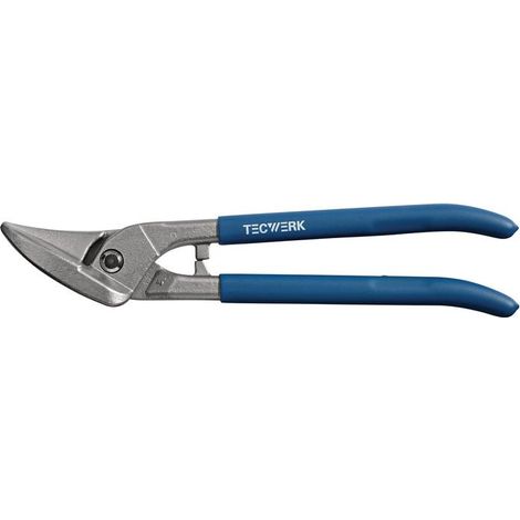 Cisaille à tôle idéale L.260mm gauche STA max.0,8mm VA max.0,45mm TECWERK (1/2)