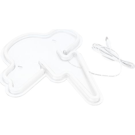 Lumière Néon LED Unique USB Enfant Chambre Déco Fête Noël Panneau Néon Coloré Cadeau (1/5)