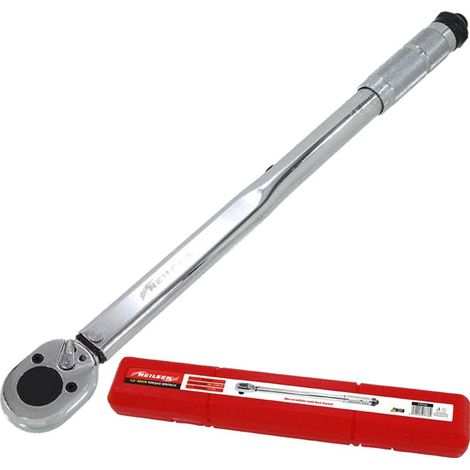 Neilsen Torque Wrench 28 - 210Nm 1/2" Square Drive Hand Ratchet Spanner Tool