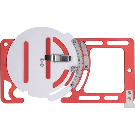 Beyamis Rail de guidage carré en métal réglable pour scie circulaire électrique, idéal pour le travail du bois. (1/5)