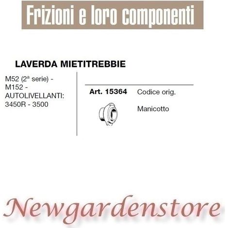 Manicotto 15364 LAVERDA MIETITREBBIE M52 152 autolivellanti 3450R 3500