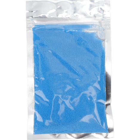 Sable coloré 50g, sable de jeu imperméable jamais mouillé, jouets artisanaux pour enfants 14-18 ans, bleu (1/5)
