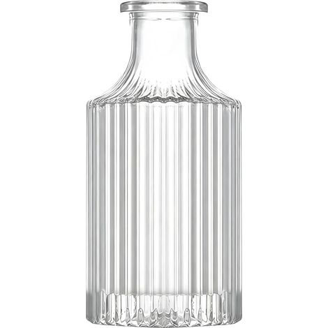 1 flacon diffuseur vide en verre transparent de 250 ml pour aromathérapie diffuseur d'aromathérapie accessoires de parfum bâtons de rechange pour bricolage huiles essentielles créatifs décoration (1/5)