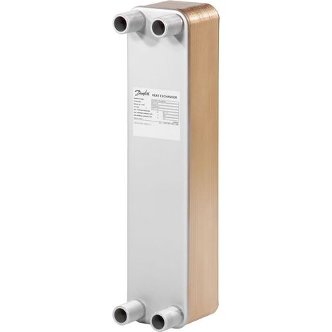 Danfoss Plattenwärmeübertrager XB37M-1 MicroPlate, 90 Platten, Kupfer gelötet