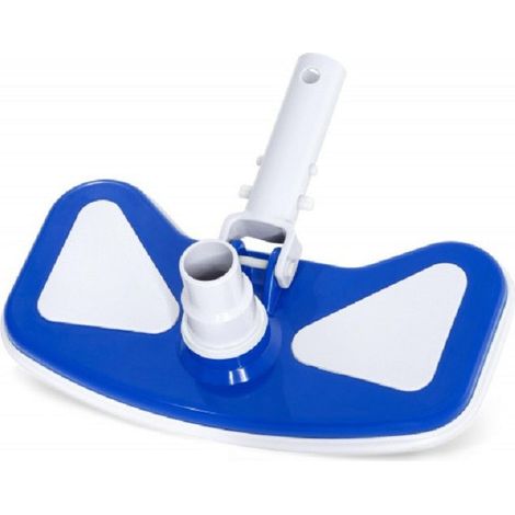 TRADE SHOP - Testa Aspiratore Spazzole Per Pulizia Fondo Piscine Per Aste Telescopiche Da ø30mm 58282 - (1/5)