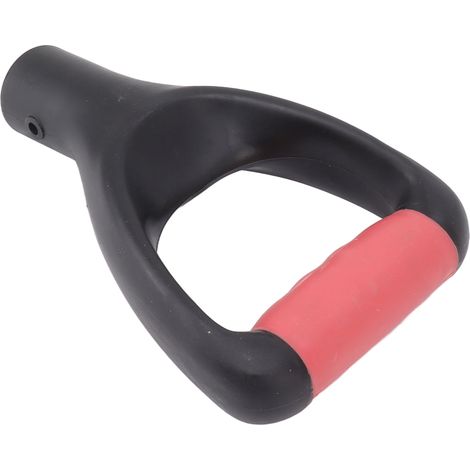 Manche de pelle de 3,2 cm, design ergonomique, pelle multifonctionnelle robuste avec poignée en D pour creuser et ratisser, blanc