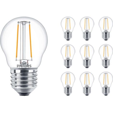 Lot 10x Philips Corepro LED Ampoule E27 Poire Claire 7W 806lm -