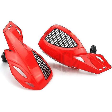Motorrad-Lenkerprotektoren (22 mm) – Handschutz für Offroad-Motorräder, Dirtbikes, Pitbikes, ATVs, Quads, KTM, XCW, Yamaha, Honda – Rot