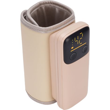 Chauffe-biberon portable avec écran LCD, chauffe-biberon rapide, 6 niveaux de température, batterie 6000 mAh (1/5)