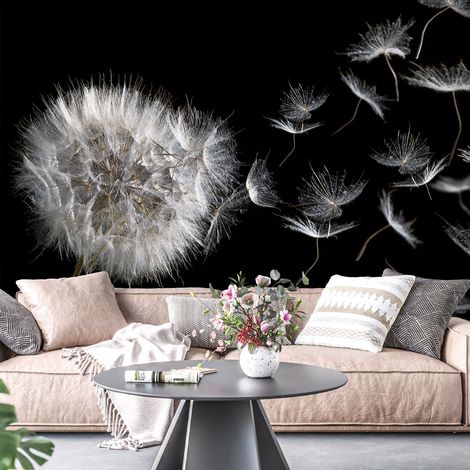 Papier peint panoramique - Pissenlit Effet 3D - 130 cm x 86 cm (1/4)