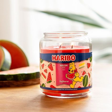 Candela profumata in barattolo di vetro grande - fragranza dolce