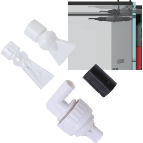 Buse Orientable pour Aquarium Réglage du Débit et de la Direction Accessoire de Tuyau d'Aquarium (1/5)
