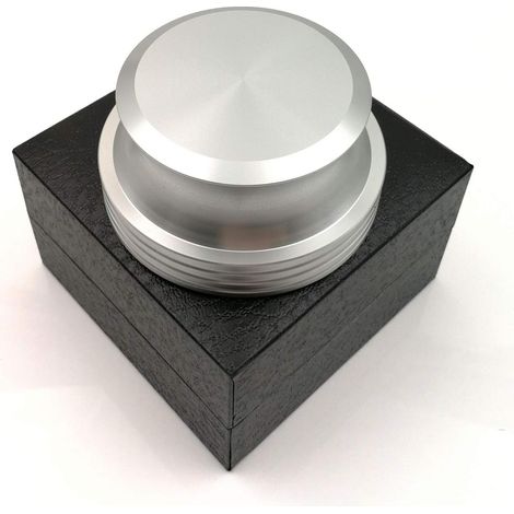 Stabilisateur de disque LP Vinyl Clamp argent (1/5)