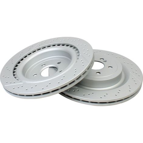 Lot de 2 Disques de frein QUARO QD1650 MERCEDES-BENZ 231 423 02 12