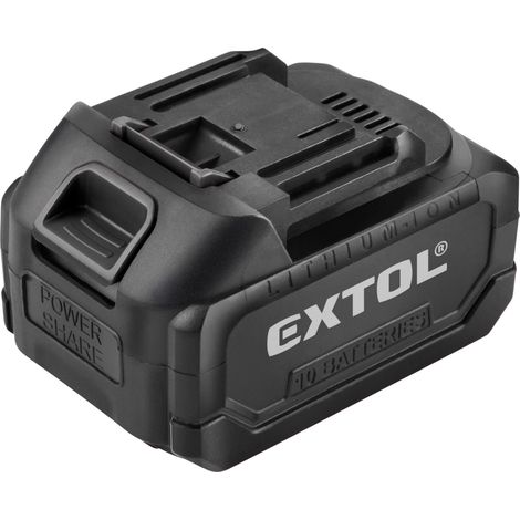 Batterie accumulateur EXTOL ENERGY, 20 V Li-ion, 4 Ah 402482