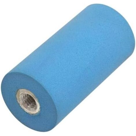 Manchon de ponçage - 7,5x3,8cm - Éponge abrasive bleue pour ponceuse à broche - Filetage M10 - Remplacement durable bois métal (1/5)