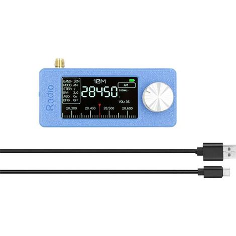 Antena de bucle SMA SI4732, receptor de radio de bolsillo, radio AM/FM USB LSB
