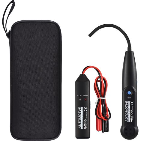 KKmoon MY6813 Automotive Cable Tracer - Generatore di toni e sonda per rotture/cortocircuiti (con cuffie) (1/5)
