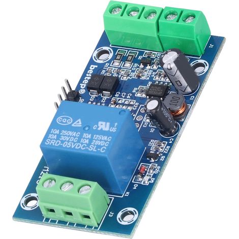Module relais 1 canal, carte de commande de commutation, entrée/sortie RS485 TTL, alimentation 7-24 V CC, compatible avec les unités terminales distantes (RTU). (1/5)