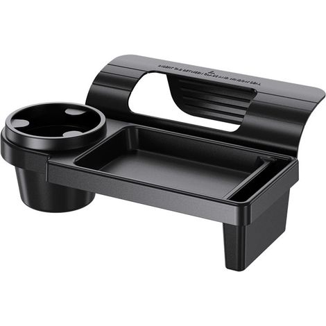 Récepteur de porte multifonctionnel avec porte - gobelet de sécurité et porte - téléphone, rack de rangement de boissons pour la gestion de la maison, matériau ABS, gadgets (1/5)