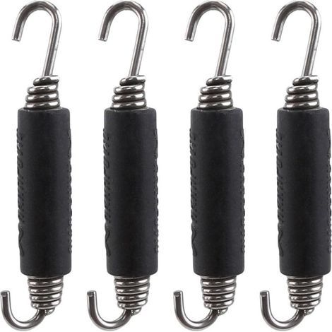 Lot de 4 Ressorts de Pot d’échappement Support de Fixation d'échappement Moto pour Moto en Acier Inoxydable