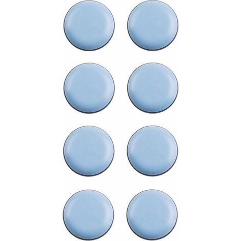 8x Patin glisseur téflon Teflon PTFE autocollant adhésif rond diamètre 25 mm Protection Sol Parquet Pied Chaise Meuble (1/2)