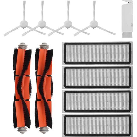 Accessoire : brosse latérale, filtre HEPA pour aspirateur robot laveur Xiaomi Mijia 1C STYTJ01ZHM Mi SKV4093GL (pièces détachées)