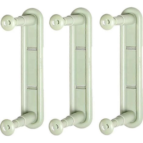 Teleskop-Kleiderständer, Wandmontage, Grün