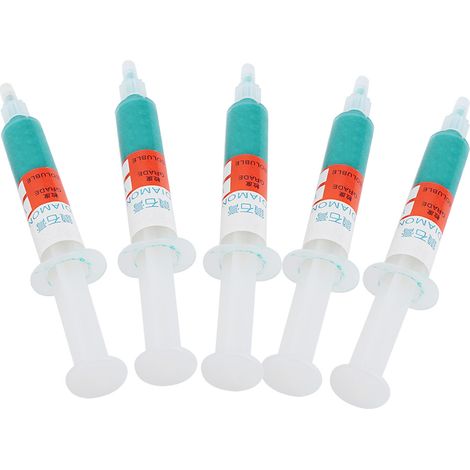 Ensemble de 5 pièces de pâte à polir diamantée, composé de rodage, pâte abrasive, tube à aiguilles W20600