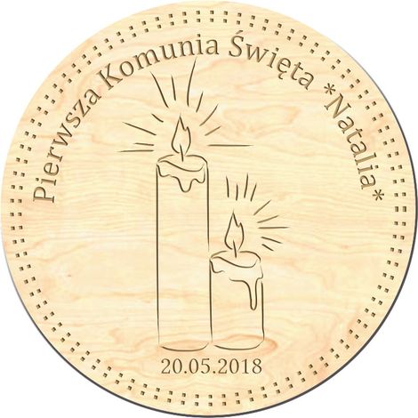 SOUVENIR DANKE Heilige Kommunion MAGNET MKS11 (1/2)