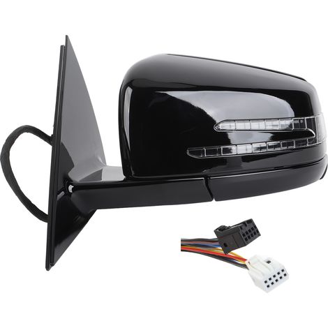 Ensemble de rétroviseur latéral avec porte électrique pliante automatique chauffante de remplacement pour S350 S400 S450 S550 S600 gauche OEM : 2218101176 (1/5)