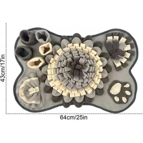 Tapis de Fouille Chien - Tapis Snuffle - Durable - Facile à nettoyer - Stimulation mentale (1/4)