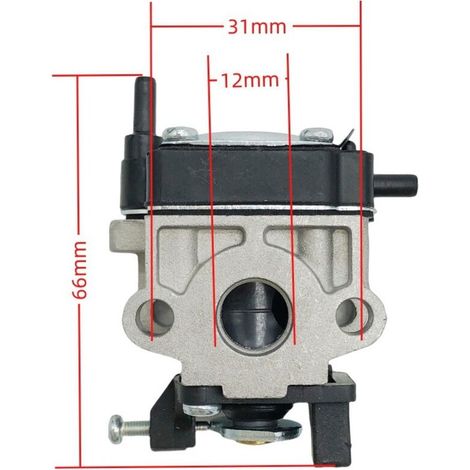 Carburateur compatible avec RB24 EAP TRB24EAP souffleur compatible avec le souffleur dorsal WYC-27 909-180 pour moteurs à deux temps avec une efficacité de carburant à atomisation élevée.
