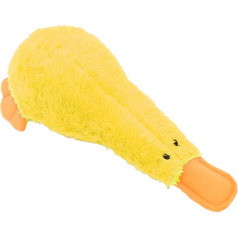 Jouets en peluche grinçants pour chiens, interactif, amusant, oiseau mignon, résistance aux morsures douces, jouet à mâcher pour chiots, animaux de compagnie, jaune