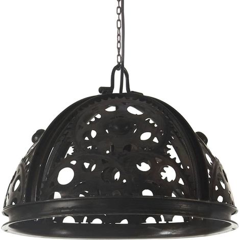 vidaXL Lámpara de techo industrial diseño de rueda dentada 45 cm E27 (1/2)