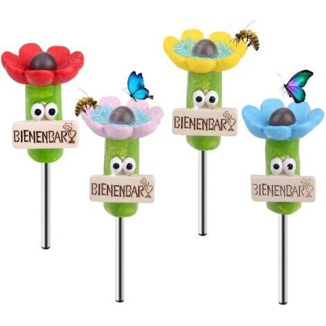 4 Pièces Gobelet à Boire pour Abeilles, Gobelet à Insectes pour Abeilles, Mangeoire à Abeilles, Gobelet d'Abeille pour le Jardin, Tasse à Boire pour Insectes Abeilles, Pour Pollinisateurs Assoiffés (1/5)