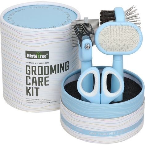 Outils de toilettage pour animaux, kit de voyage pour chien, ensemble peigne et brosse pour animaux, peigne pour chien, coupe-ongles, peigne démêlant pour chien.