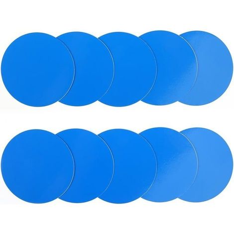 10 PièCe Rustine Piscine sous l' eau Gonflable pour Spa Matelas Piscine Bouee, Colle pour Liner Piscine -(Tour, Auto-AdhéSifs) (1/5)