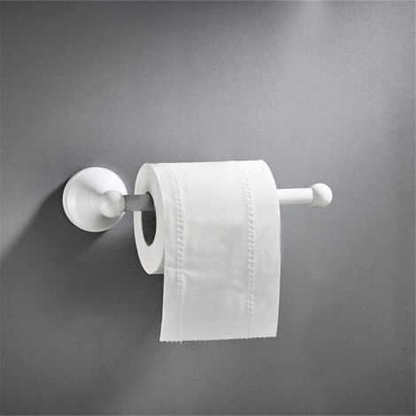 Weißer Antiker Toilettenpapierhalter Küchenpapierstange Messing Badezimmer und Küche Wandmontierter Rollenhalter, Gebürstetes Bronze (1/5)