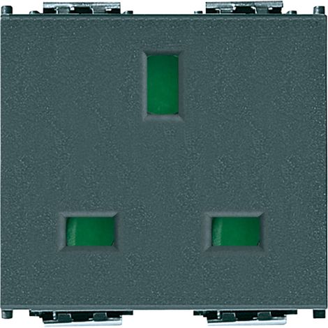 VIMAR - 16260 SICURY 2P+T 13A Steckdose (englisch), grau