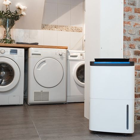Déshumidificateur 50L/j connecté – Compresseur – Évacuation par pompe de relevage – Surface max 200 m² – Niveau sonore 56 dB – Air&Me — vue 2