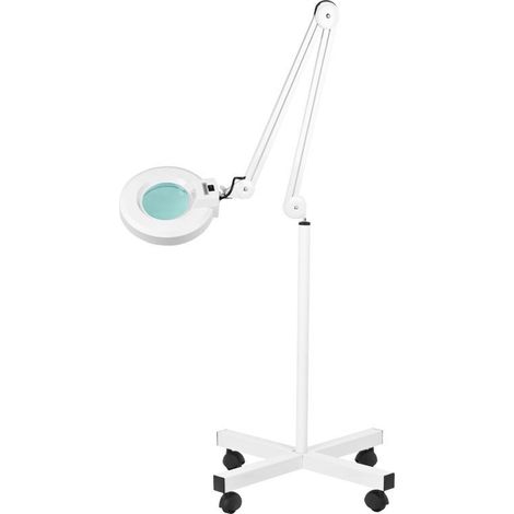 Lampada d'ingrandimento S4 + treppiede bianco (1/5)