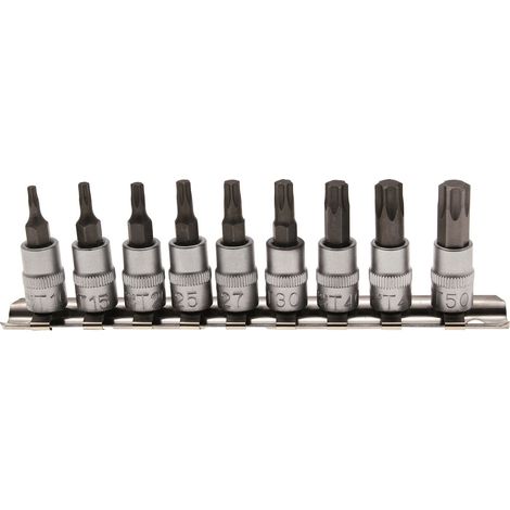 punta torx in cromo vanadio bgs technic quadrato 1/4